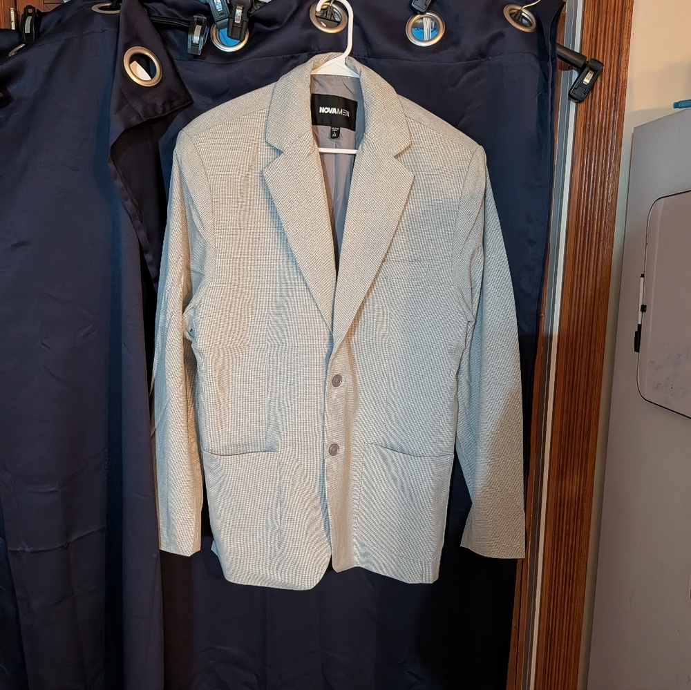 New Men's Light Gray Blazer